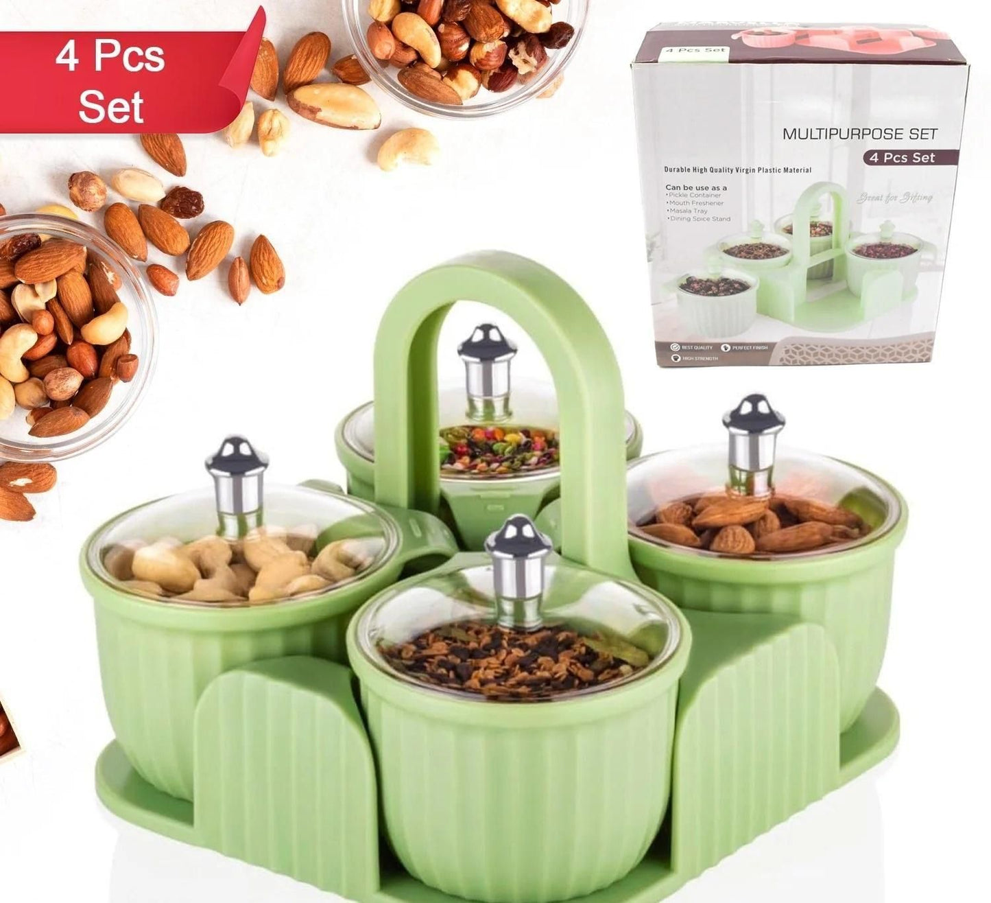 TrayTidy Storage Jar (4 Pcs)