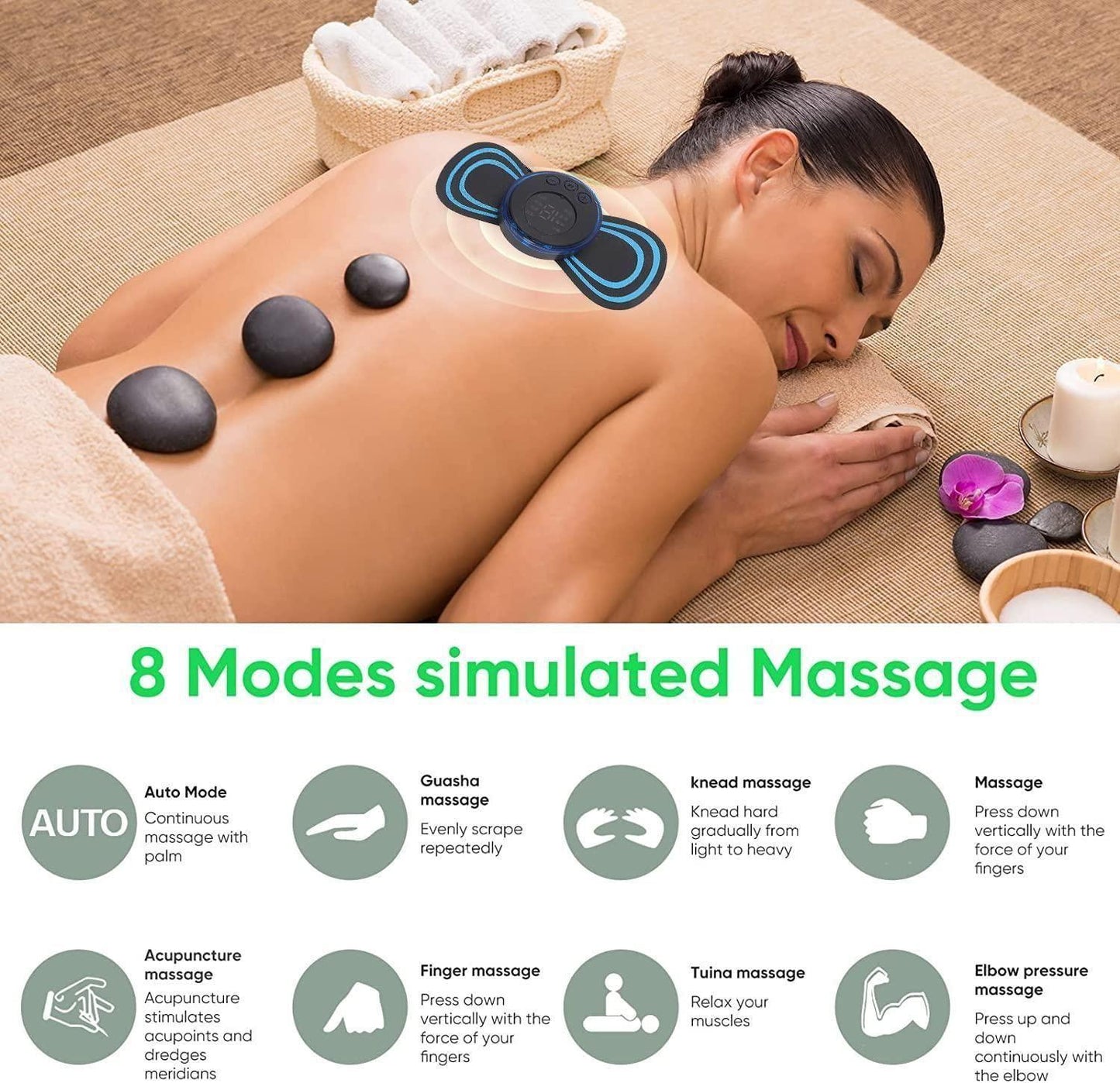 FlexPulse 8-in-1 Mini Massager