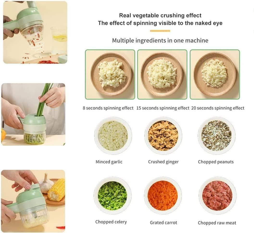 Electric Vegetable Cutter Set