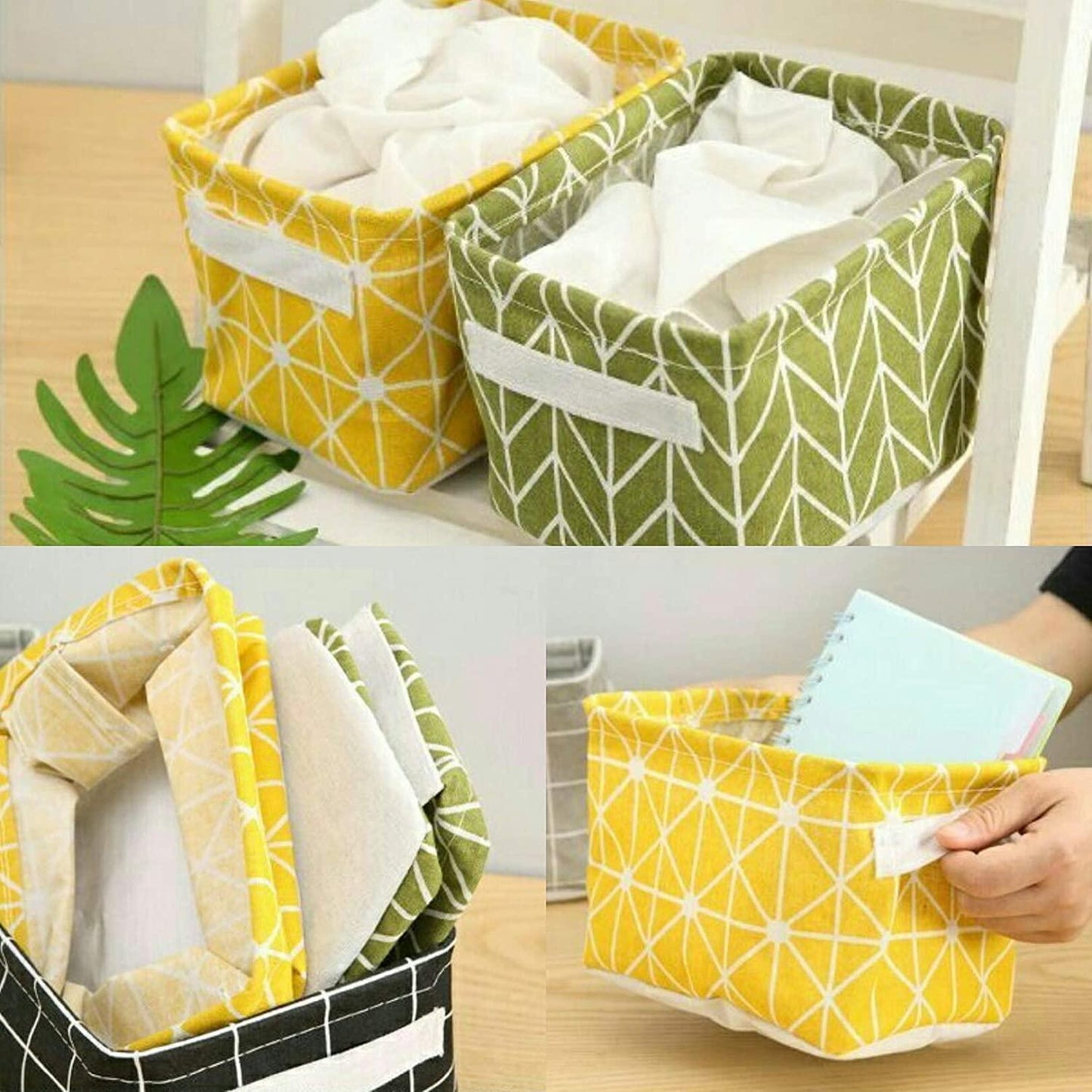 UrbanNest Canvas Basket Set
