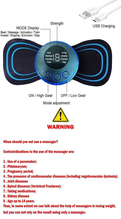 FlexPulse 8-in-1 Mini Massager