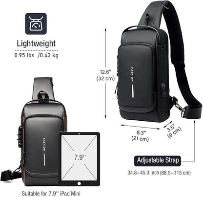 SecureCharge Anti-Theft Sling Bag