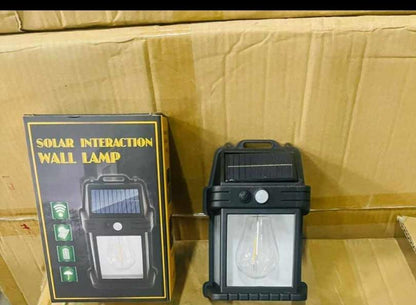 SolarGlow Outdoor Wall Light