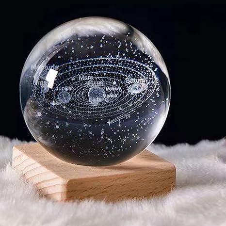 GalaxyGlow Crystal Lamp