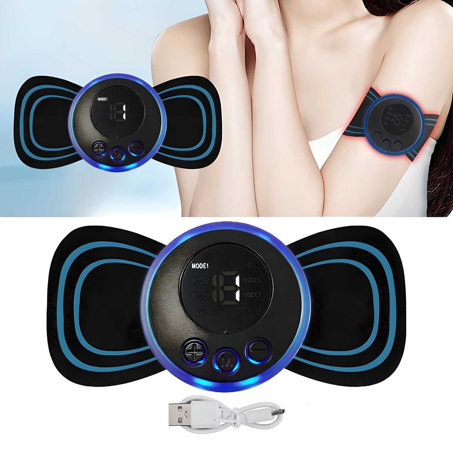FlexPulse 8-in-1 Mini Massager