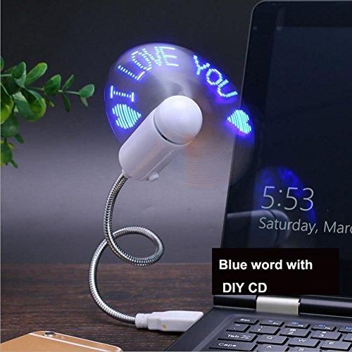 GlowText USB LED Fan