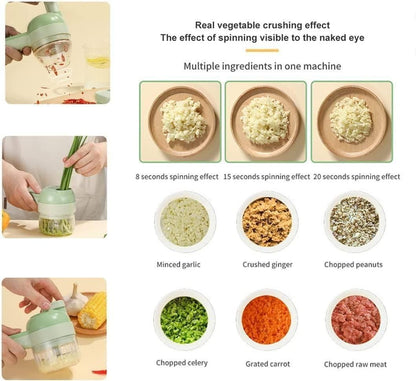 Electric Vegetable Cutter Set